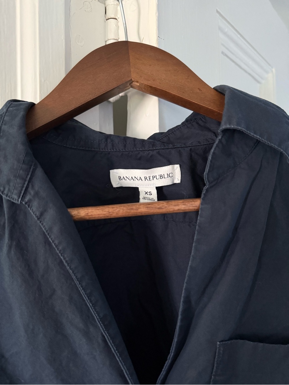 Banana Republic Navy Blouse - Picture 2 of 3